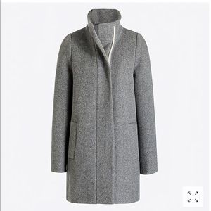 NWT Jcrew Womens City Coat sz 4 light graphite